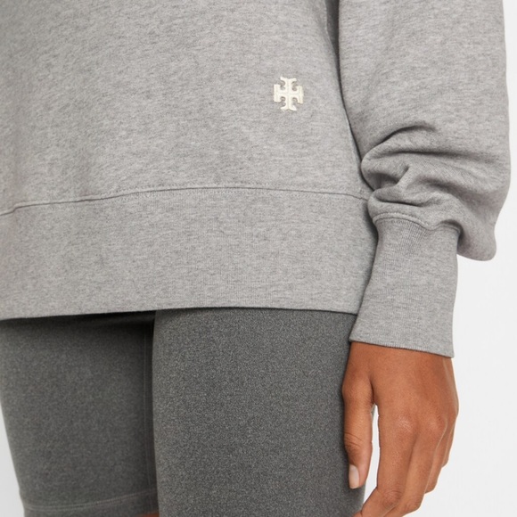 Tory Burch Sport MÉLANGE FRENCH TERRY HOODIE - Picture 3 of 15